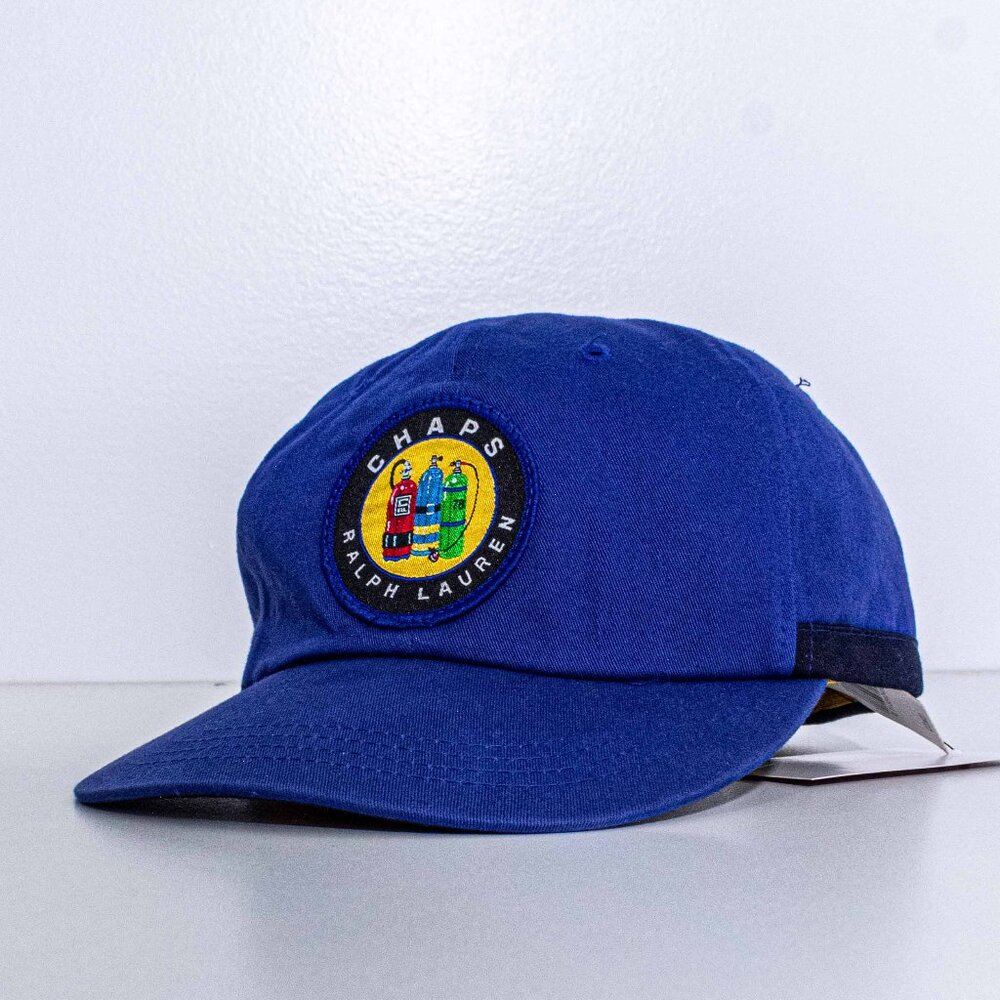 Chaps Ralph Lauren Scuba Cookie Hat VTG 90s Streetwear Hip Hop Skate